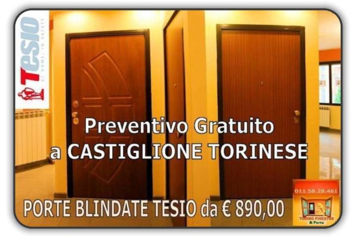 porte blindate Castiglione Torinese porte blindate tesio Castiglione Torinese