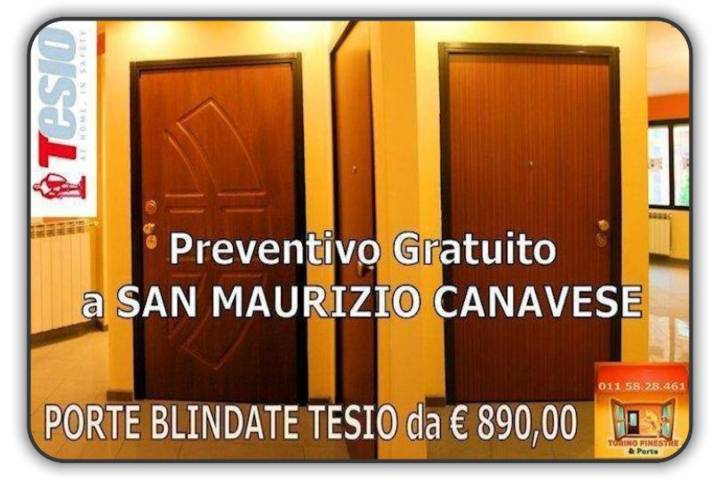 porte blindate San Maurizio Canavese porte blindate tesio San Maurizio Canavese