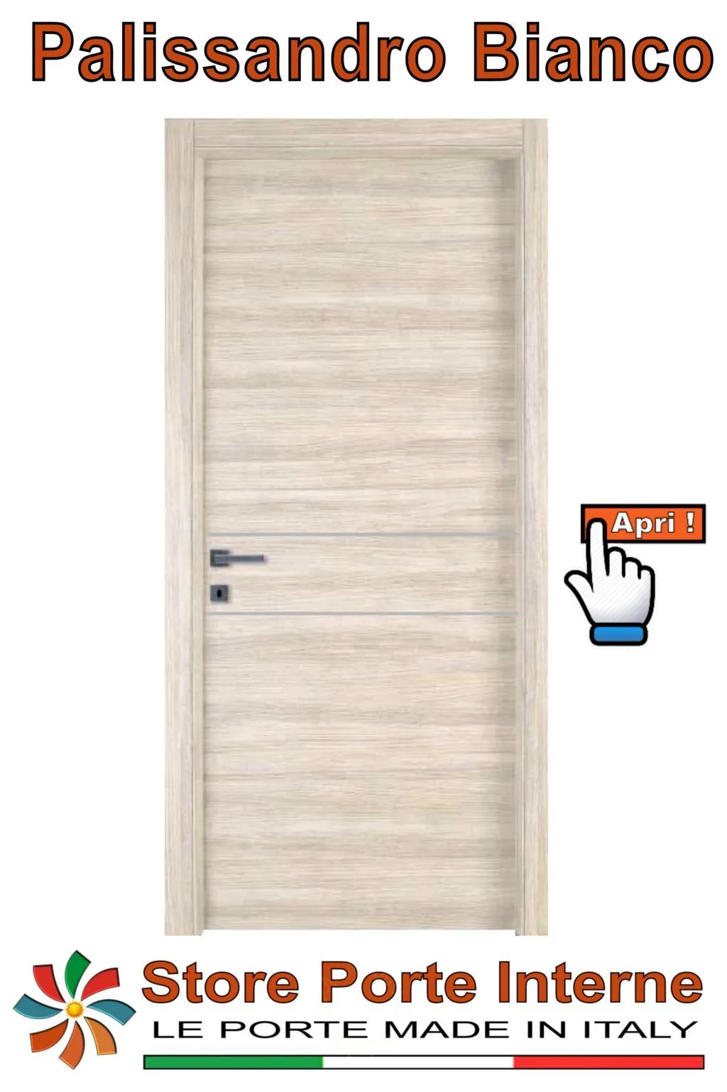 porte laminato inserti daniela palissandro bianco matrix