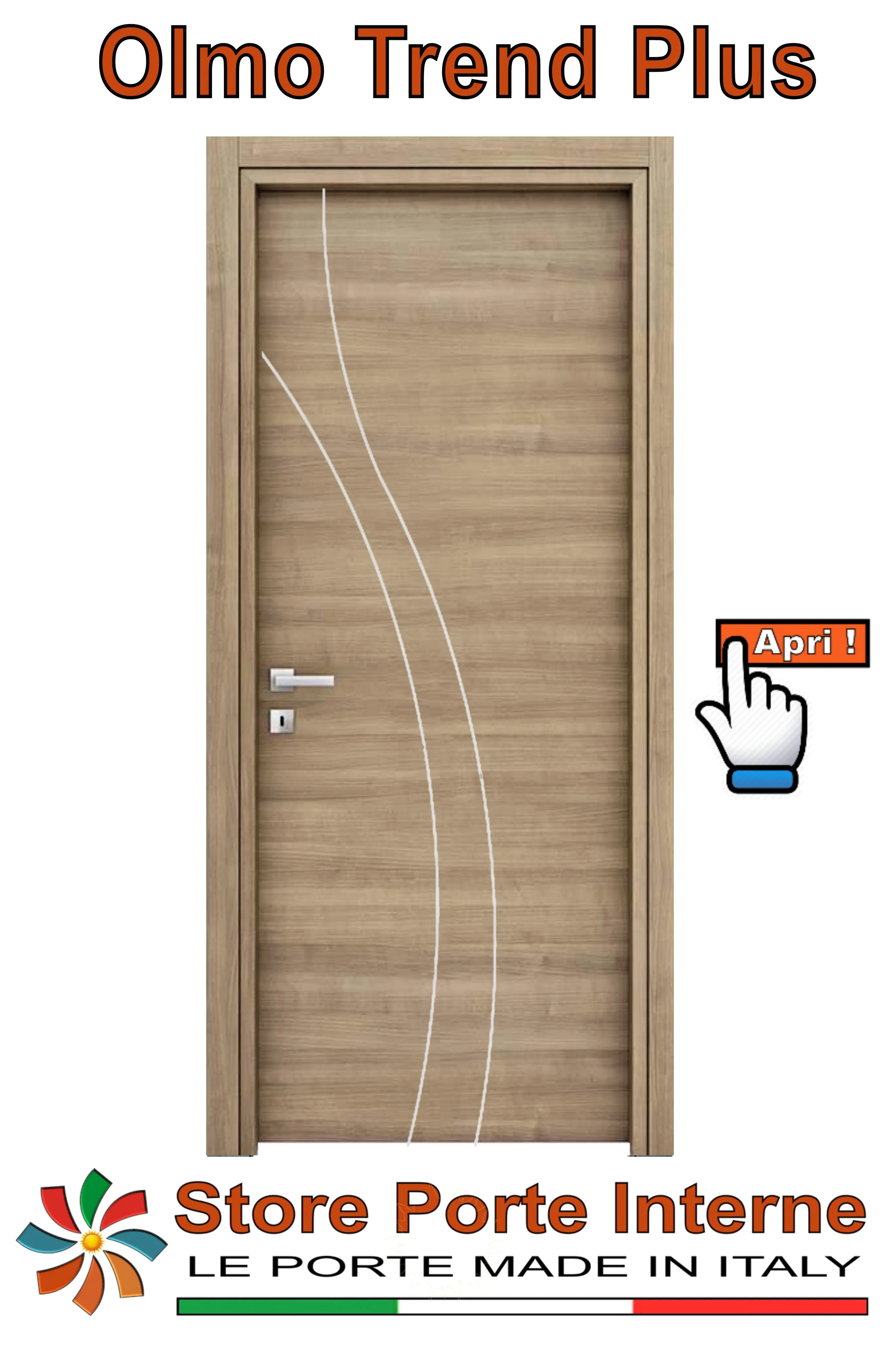 porte laminato inserti Goji olmo trend plus