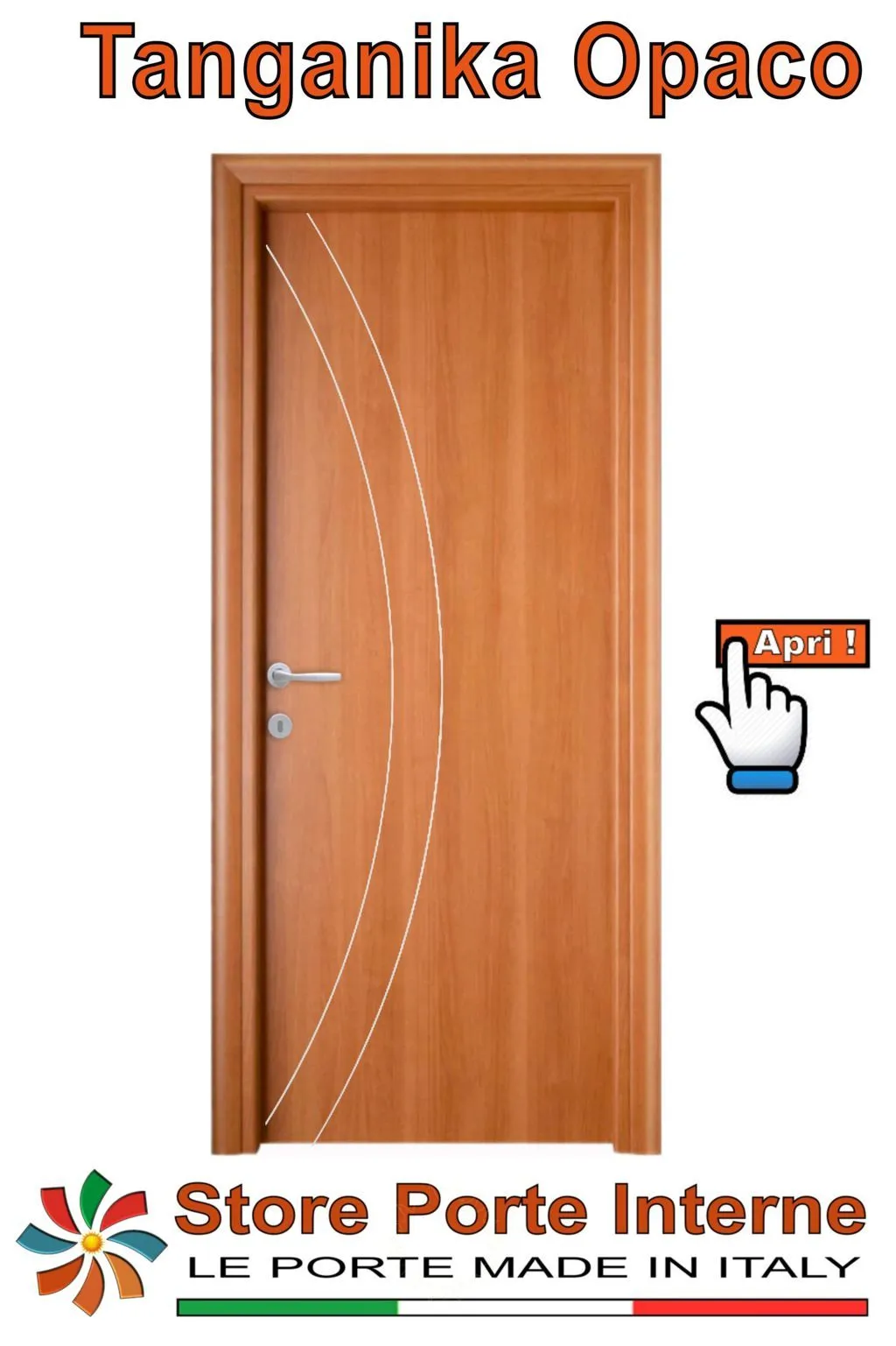 porte laminato inserti Noemi tanganika opaco