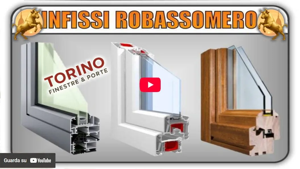 Video Torino Finestre: infissi serramenti finestre pvc legno alluminio Robassomero