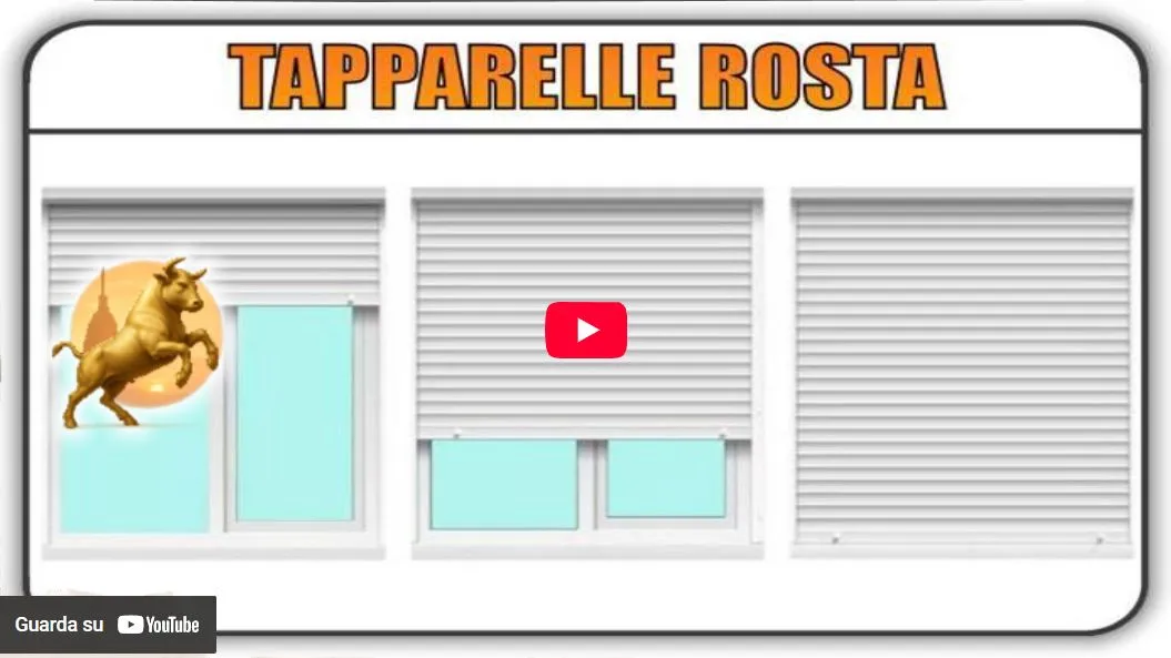 Video Torino Finestre: Tapparelle Rosta
