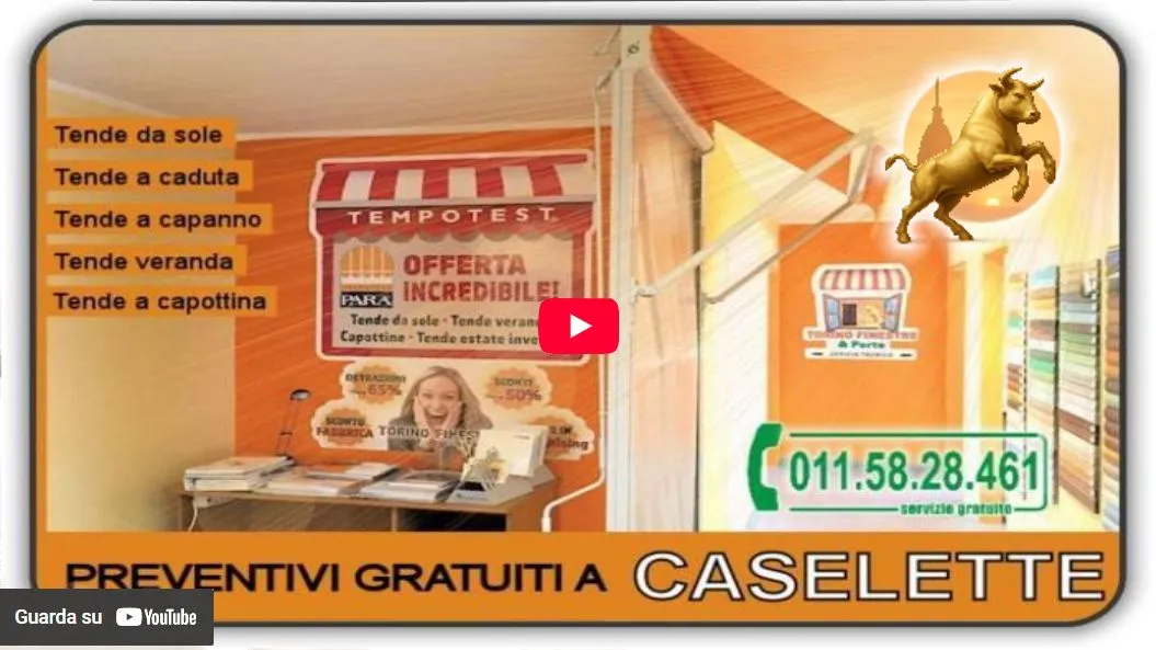 Video Torino Finestre: Tende da Sole Caselette