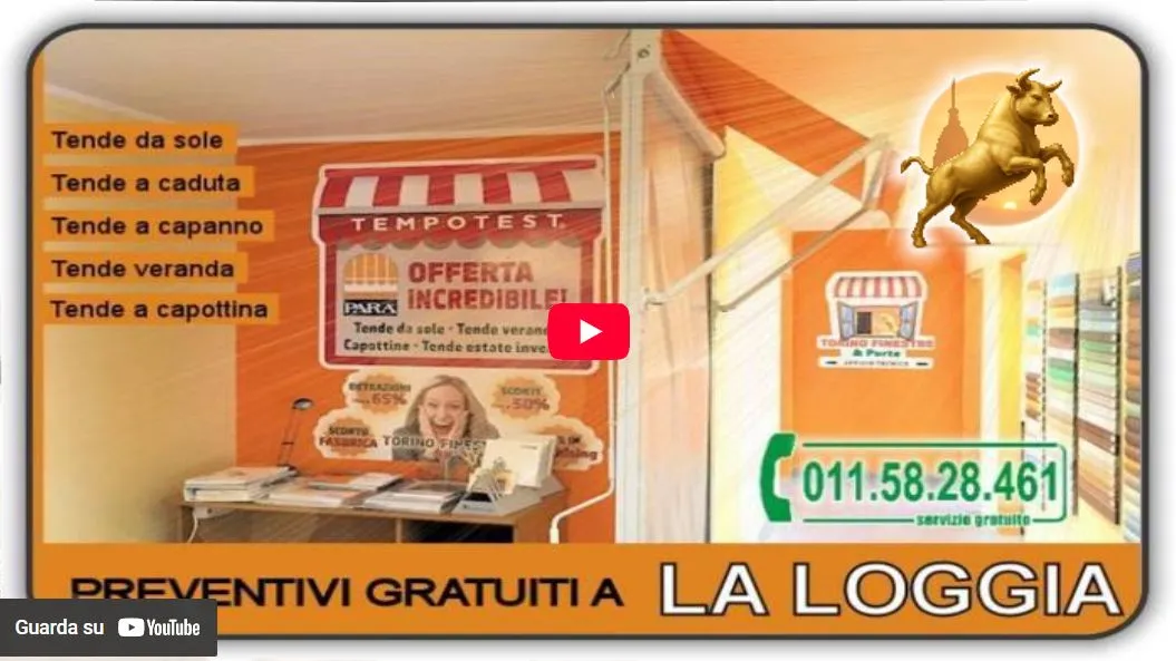 Video Torino Finestre: Tende da Sole La Loggia