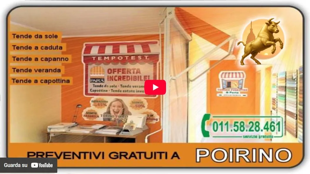 Video Torino Finestre: Tende da Sole Poirino