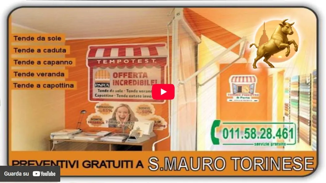 Video Torino Finestre: Tende da Sole San Mauro Torinese