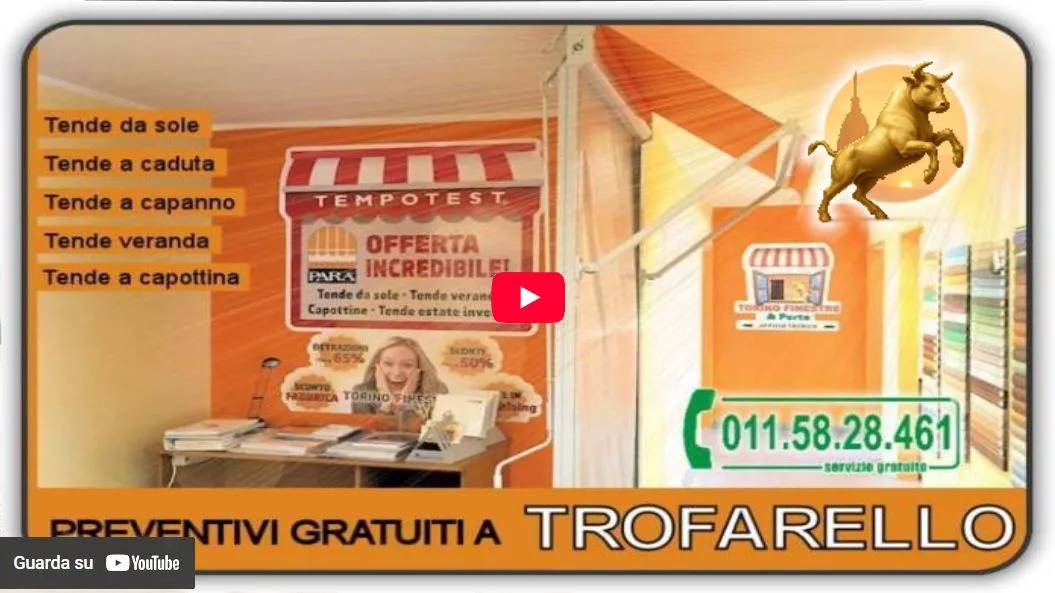 Video Torino Finestre: Tende da Sole Trofarello